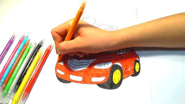 РАСКРАСКИ! ВИДЕО ДЛЯ ДЕТЕЙ, РАСКРАШИВАЕМ КАРТИНКУ смотреть онлайн