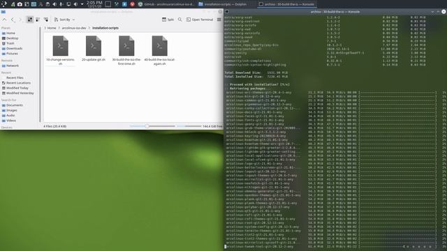 ArcoLinux : 1782 Can you build an ArcoLinux iso on Arch Linux - ofcourse смотреть онлайн