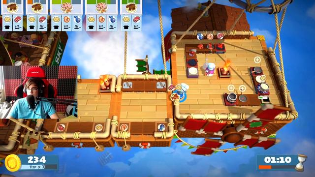 Zkúšame FREE hry na Epicu! - Overcooked 2! - wFekin0 - 2