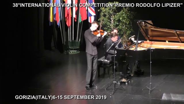 Паганини Сбаффи Брамс Сен-Санс - Изаи. Богдан Шалыга скрипка. Lipizer Violin Competition