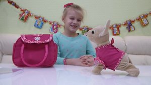 ✿ #Катя открывает и играет с #Чичилав #Шоу-звезда. 12 команд. Unboxing and playing with Chi chi lov