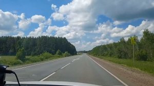 Дорога в Татарстан - граница Башкирии