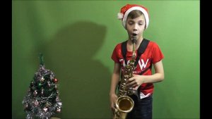 Jingle Bells на саксофоне, новогоднее поздравление!