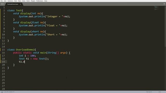 Java Method Overloading and Constructor Overloading - Explanation and Practical Demo