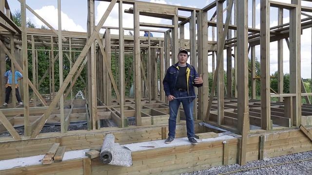 Строительство правильного каркасного дома. Часть 3 изготовление силового каркаса смотреть онлайн