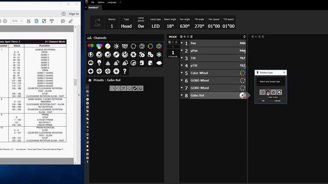 Scan Library Editor; Making Moving Head Spot Profiles.