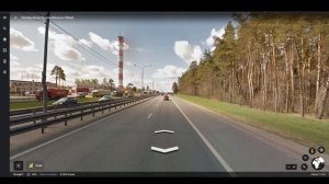 Едем из Сергиев Посада в Москву в Google Maps