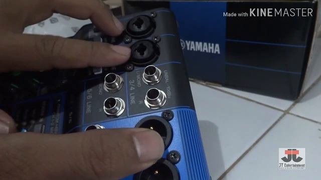 Unboxing Mic wireless krezt kx-610 & mixer audio YAMAHA MG06X смотреть онлайн