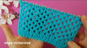 АЖУРНАЯ СЕТОЧКИ СПИЦАМИ 270 Вязание Узоры спицами Knitting patterns