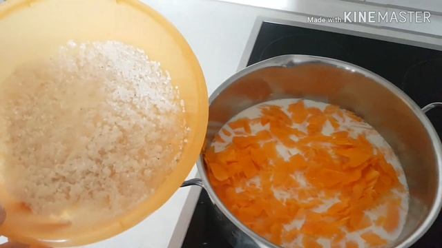#Тыквенно-рисовая молочная каша #ВКУСНО и ПОЛЕЗНО