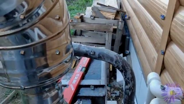 Отопление на даче. Установка твердотопливного котла.