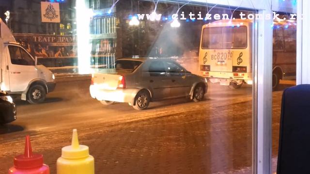 Томск, вид из кафе смотреть онлайн