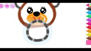 Рисуем медвежонка.