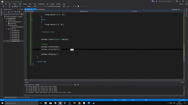 SFML C++ Tutorial 07 | Simple shoot-the-target game with mouse and collision!