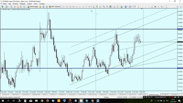 Аналитический обзор валютной пары USD/MXN от 19.12.2018 смотреть онлайн