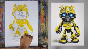 Как Нарисовать Бамблби / How to Draw Bumblebee