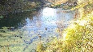 Рыбалка в Сибири. Рыбалка поздней осенью.