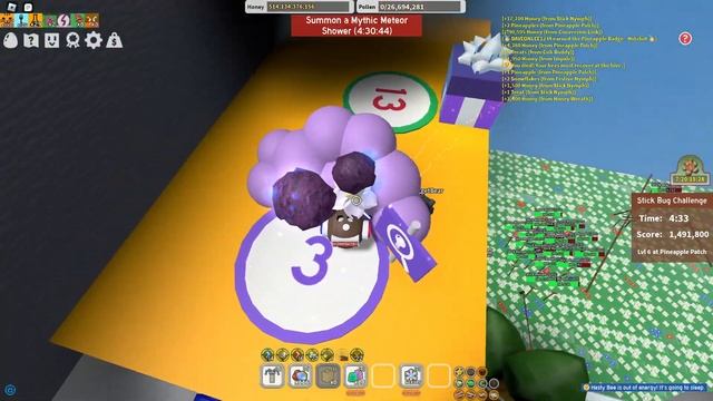 Roblox Bee Swarm Simulator Festive Stick Bug Event смотреть онлайн