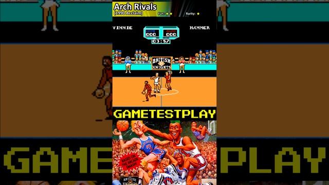 Arch Rivals NES Shorts Remember