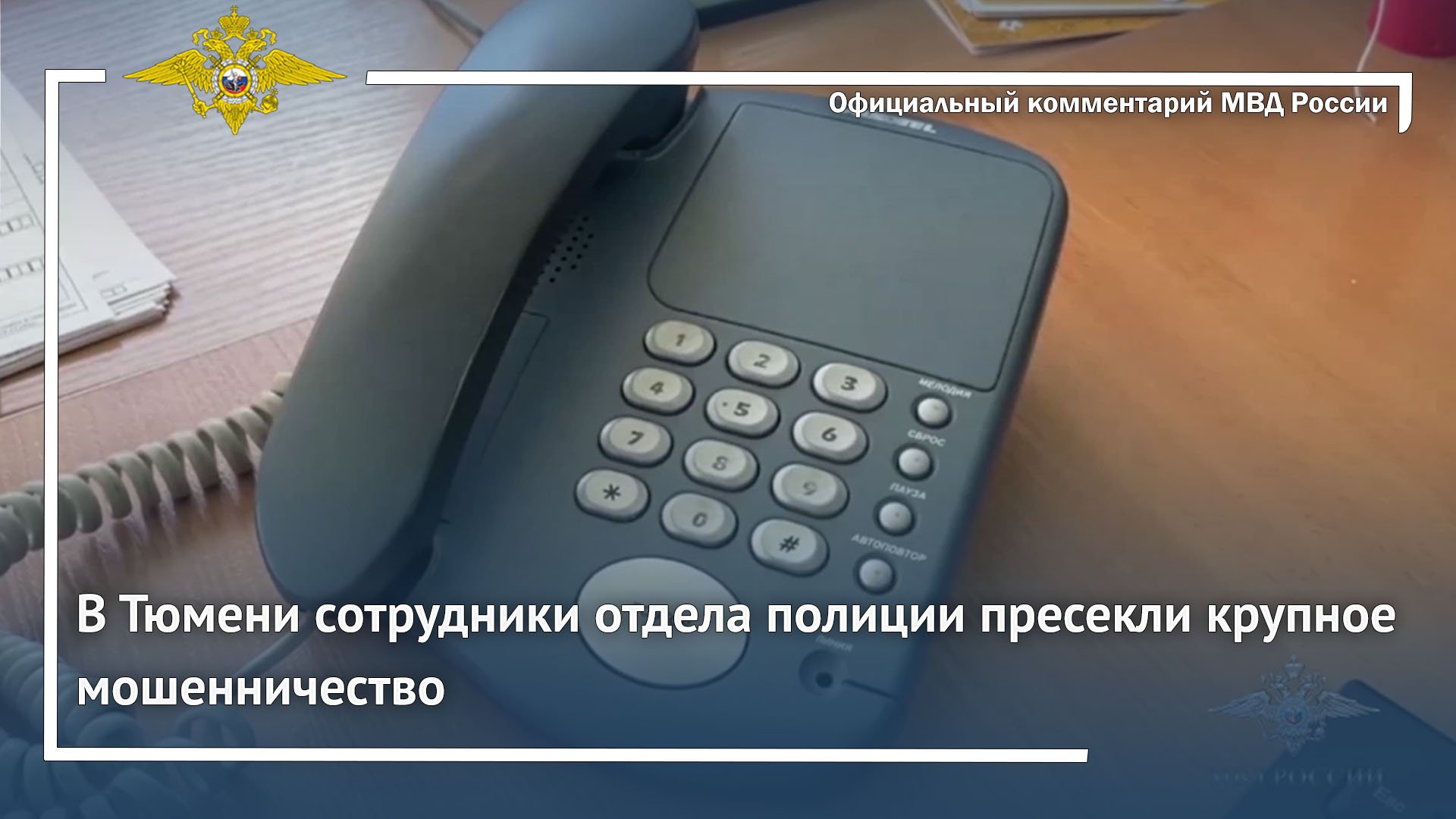 Ирина Волк: В Тюмени сотрудники отдела полиции пресекли крупное мошенничество смотреть онлайн
