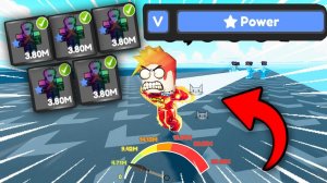 УЛУЧШИЛ ВСЕХ ГЕРОЕВ НА МАКСИМУМ и СТАЛ САМЫМ БЫСТРЫМ в Anime Racing Clicker Roblox