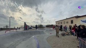 Новая скейт-площадка в Керчи торжественно открыта