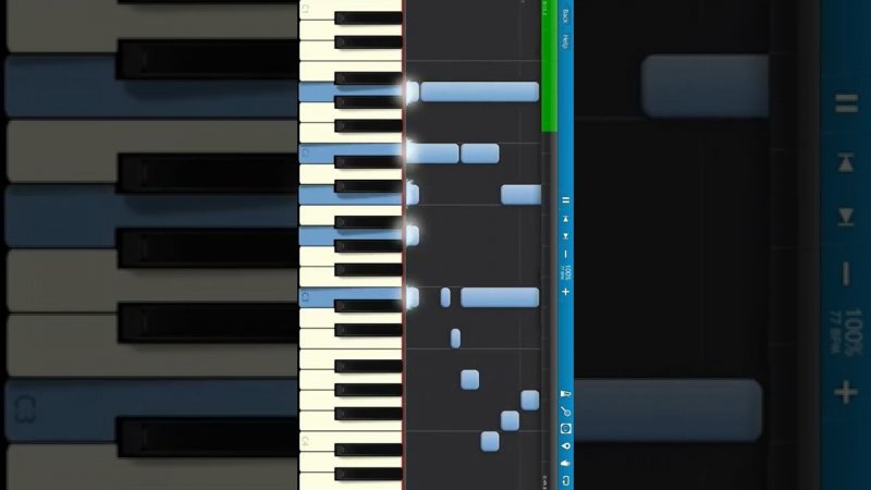 Постой, паровоз (Из кинофильма Операция Ы) - Как играть на пианино #shorts #pianotutorial #synthesia