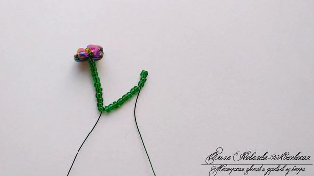 DIY / Цветы в ракушке / Мастер-класс / Цветы из бисера /beaded flowers/ Бисероплетение смотреть онлайн