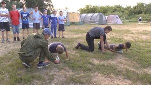 Детский  ВППЛ "Русские богатыри",  /1 смена/ 2017 год п. Новоорск