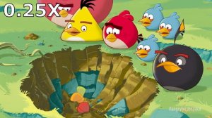 ANGRY BIRDS SPACE TRAILER IN DIFFERENT SPEEDS