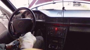 Mercedes-Benz W124 300D замена контактной группы на замке зажигания