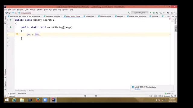 Binary Search in Java for class 10 & 11  fully explained with pratical searching in Java