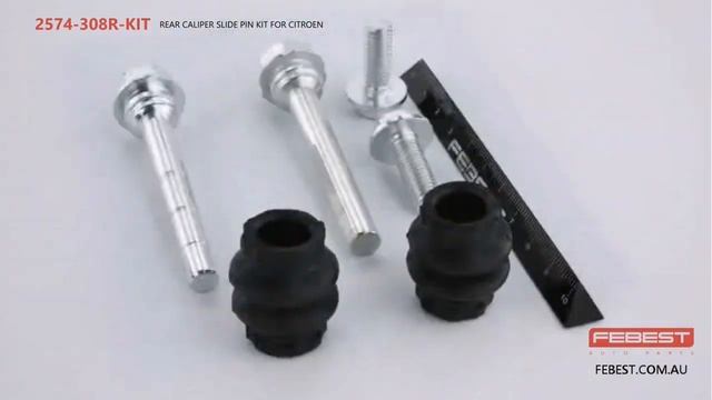 2574-308R-KIT REAR CALIPER SLIDE PIN KIT FOR CITROEN смотреть онлайн