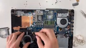 Asus TUF Gaming FX705 - Замена Термопасты в Ноутбуке Разборка