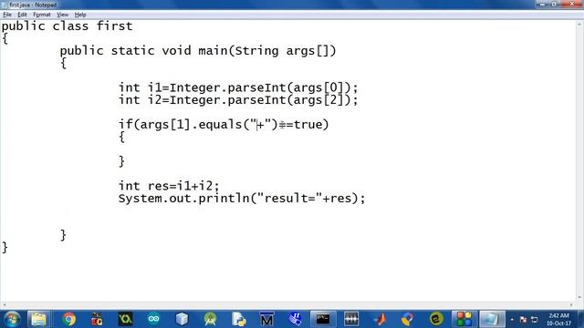 3 JAVA args calc смотреть онлайн