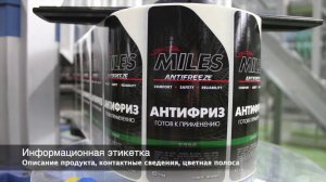 Производство антифриза и тосола MILES