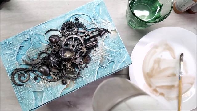 2 ЧАСТЬ - декор шкатулки в морском стиле смотреть онлайн