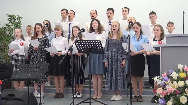 Он воистину воскрес - пасхальное служение 24/04/22 - Церковь Вифания г.Обнинска смотреть онлайн