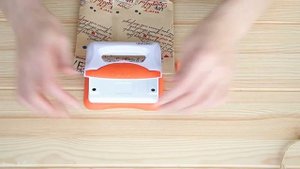 Подарочный пакет из крафт бумаги. Мастер-класс