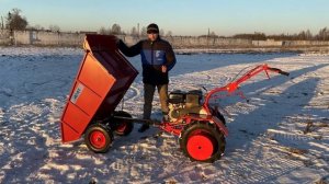 500 кг ?! Не проблема !!! Думпер-телега "Агат"