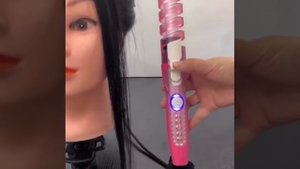 Завивка волос с помощью спиральной плойки