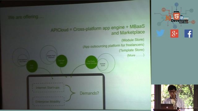 HTML5DevConf: Sean Liu, APICloud: HTML5 & Hybrid App Innovation in China