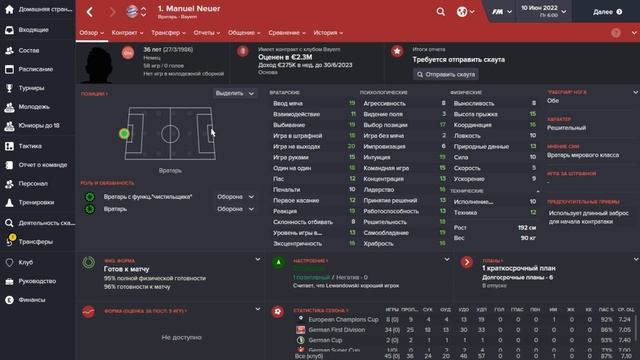 Как выбрать хорошего вратаря в Football Manager