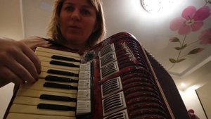 Голубой вагон на аккордеоне-разбор