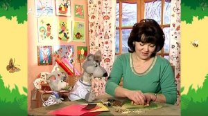 День в Шишкином Лесу. Мастерская тёти Аллы. Подснежники в корзине