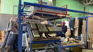 Производство форм для барельефов и брусчатки по технологии вакуумной формовки АБС-пластика