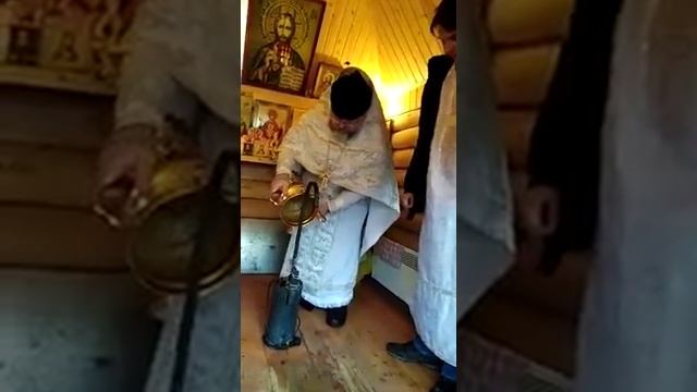 Праздник Крещения Господня. 19.01.2020. Успенская церковь в Ивангородской крепости. смотреть онлайн