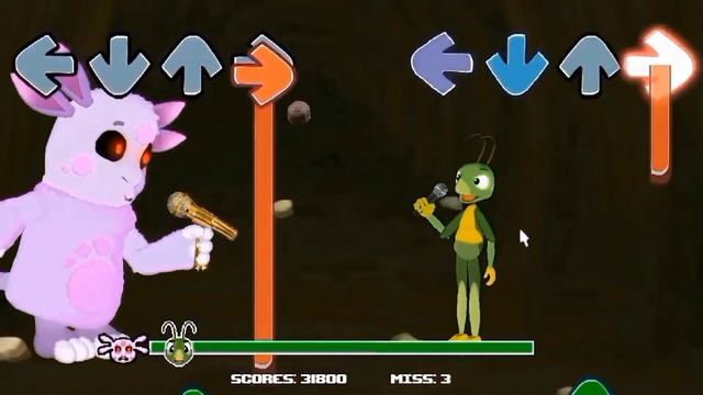 Лунтик Х: Проклятый Омлет | Альтернативный путь | FNF баттл Кузи и Лунтика Х смотреть онлайн