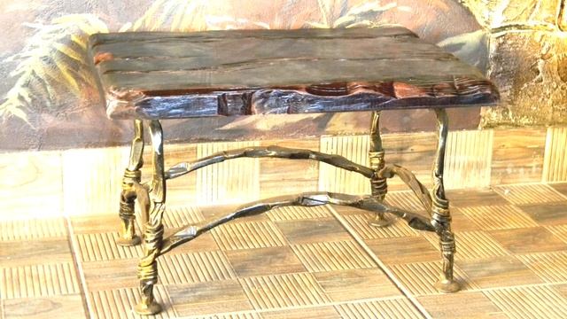 Как красиво покрасить кованое изделие под старину Кузнечная патина, патинирование металла смотреть онлайн