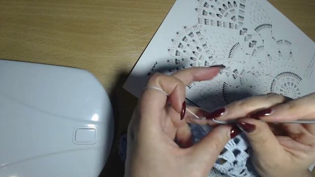 Салфетка "Нежность". Часть 3